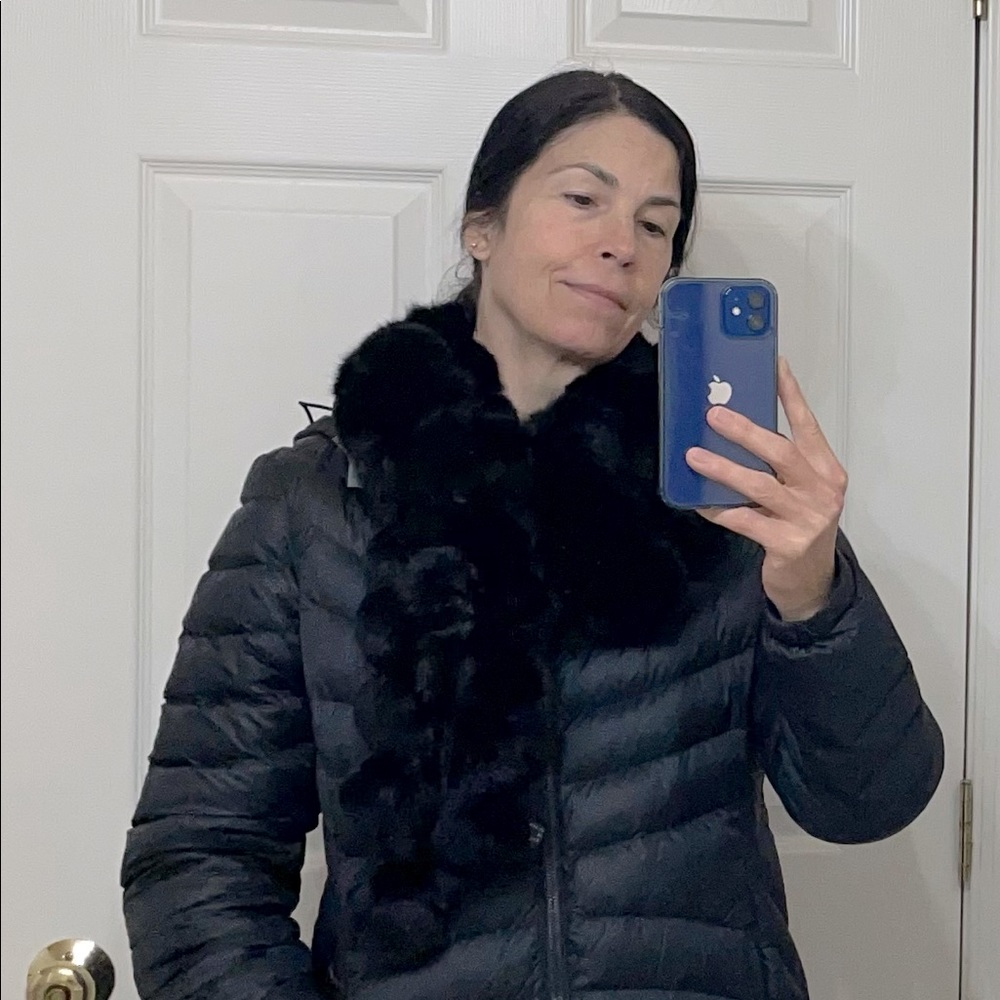 Rabbit fur scarf